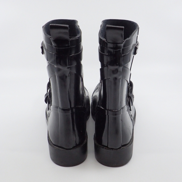 Coach Black Rainboots 6B - EUC - Picture 2 of 6